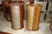 Brass Fitted Cabinets and Chairs