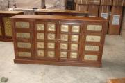 Brass Fitted Cabinets and Chairs