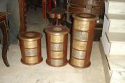 Brass Fitted Cabinets and Chairs