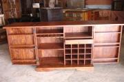 Brass Fitted Cabinets and Chairs